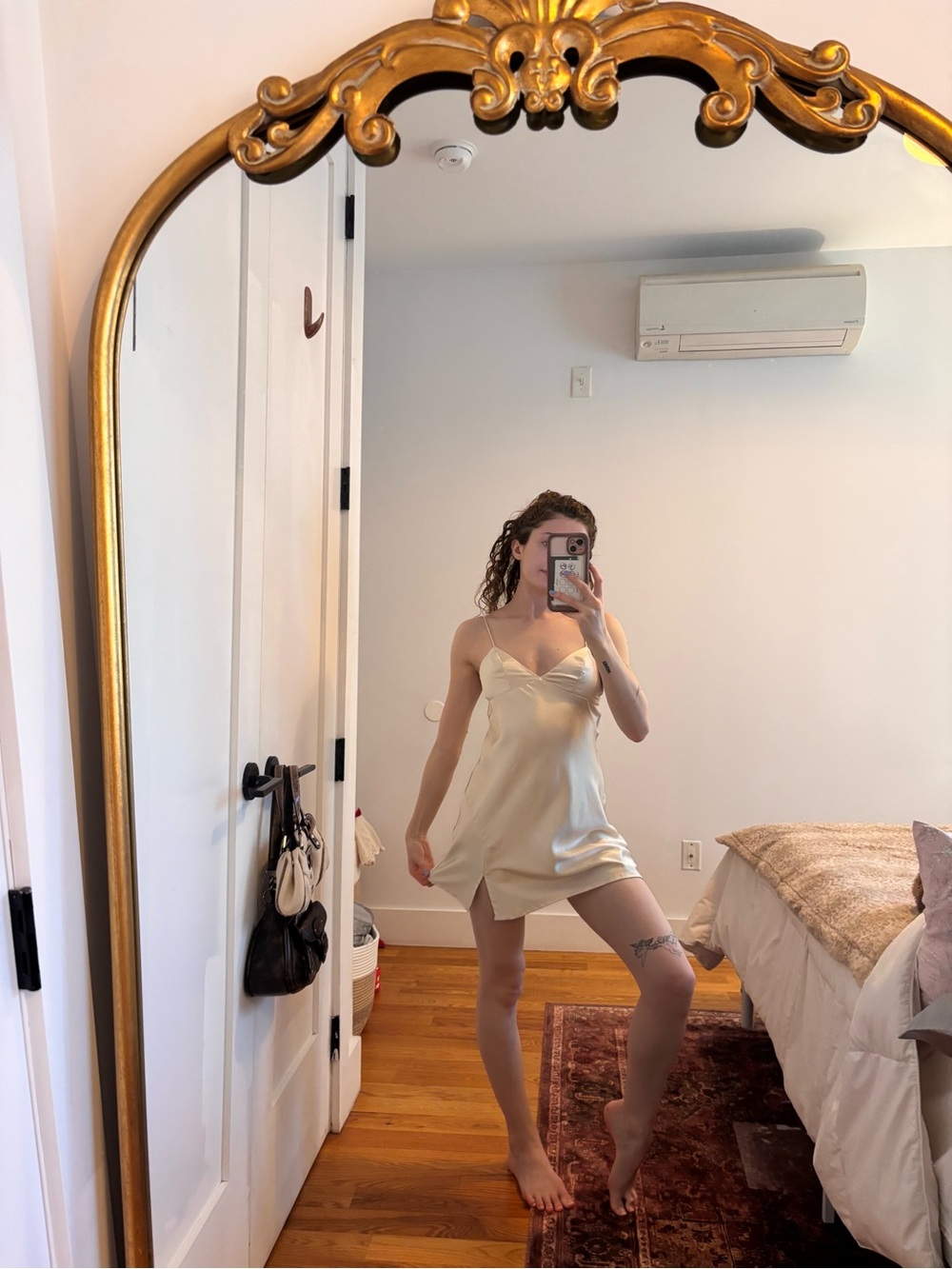 Princess Polly Satin Slip Mini Dress